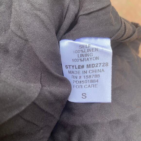 Mable Sleeveless Cut Out Waist Detail Ruffle Mini Dress Black Women's Size Small - Picture 10 of 13